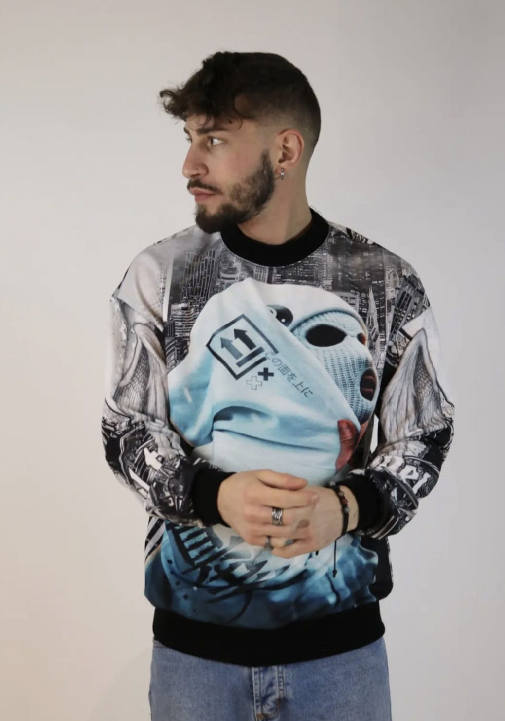 Sweater Blue Mask