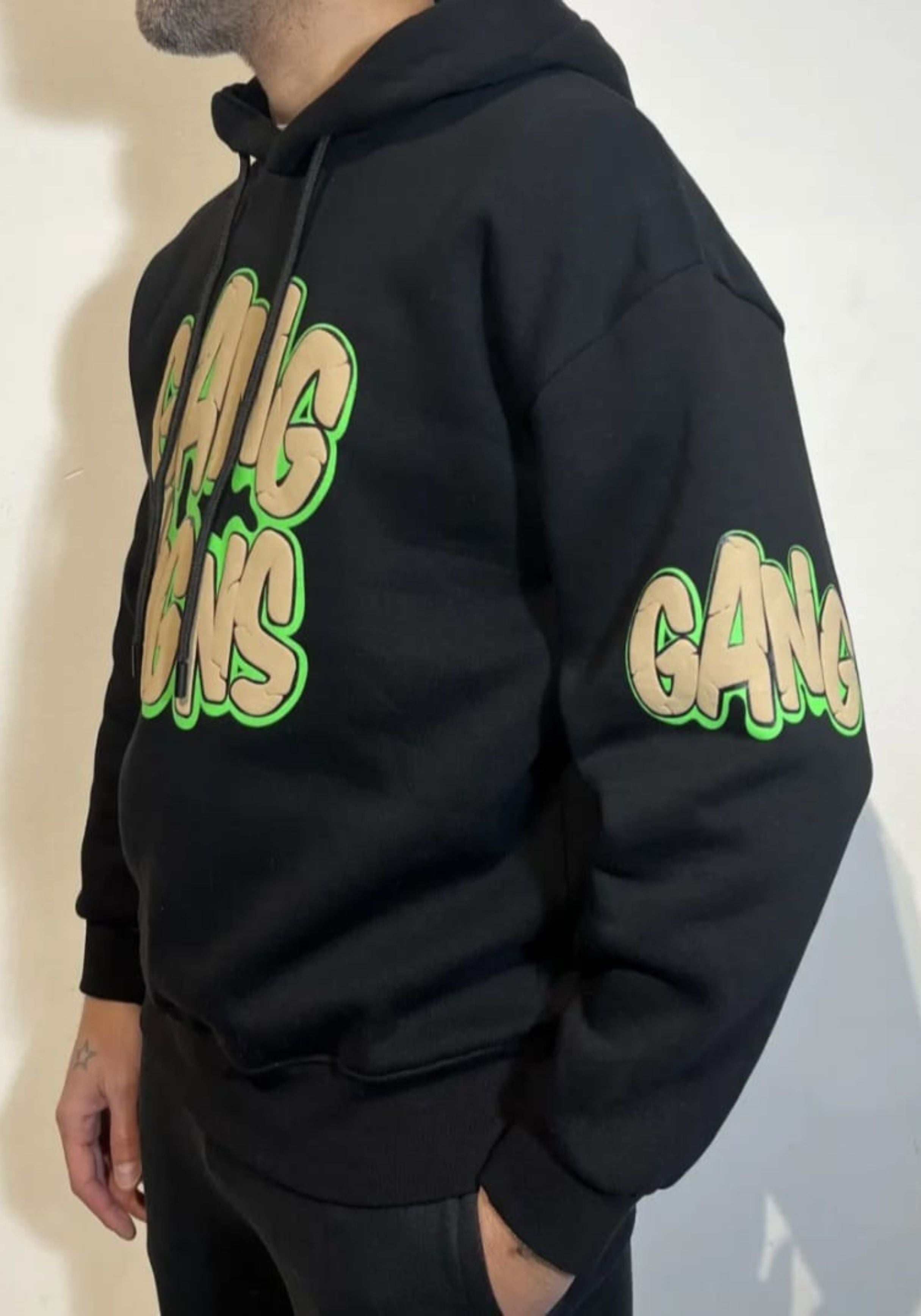 Hoodie Gang Signs Black