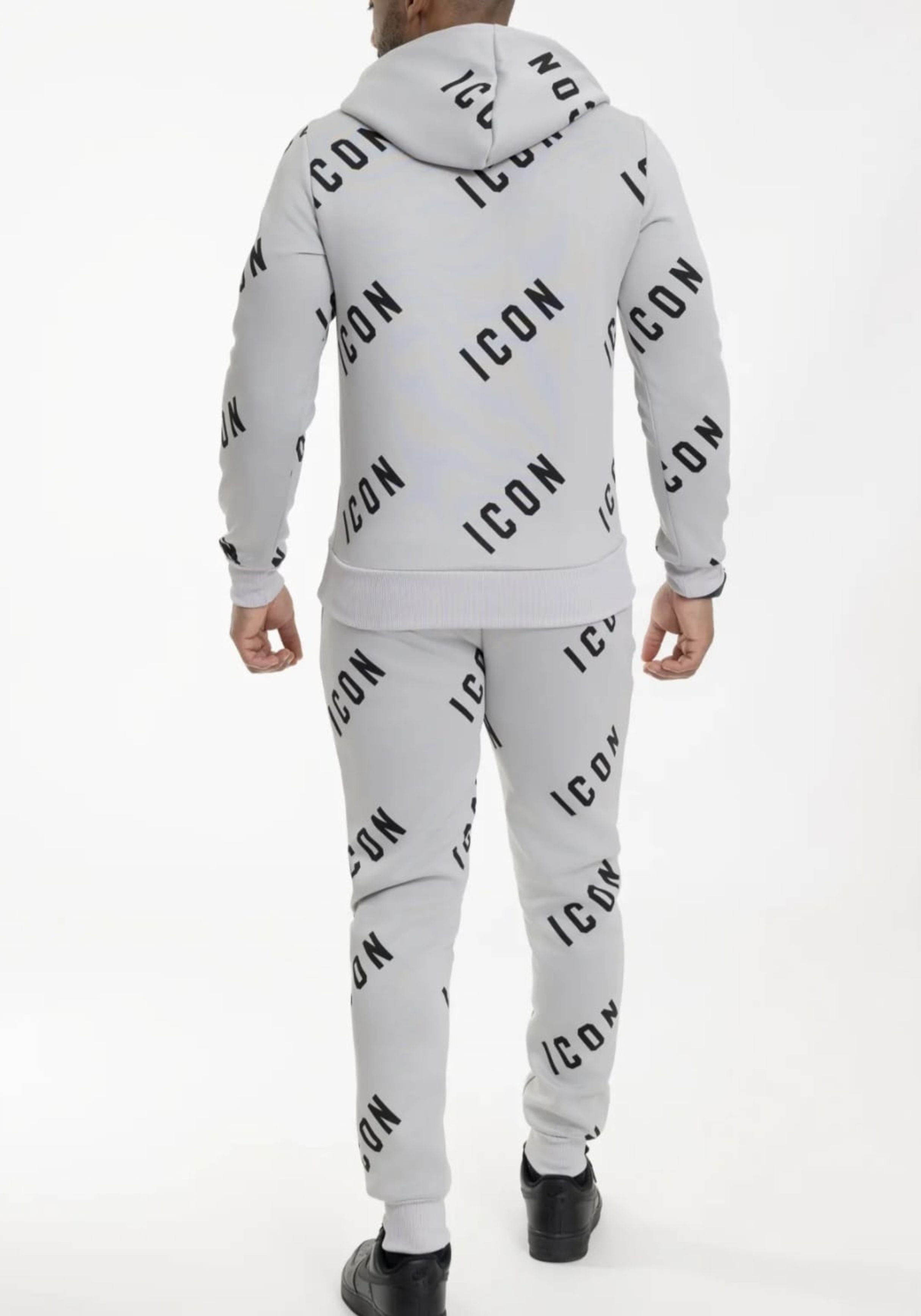 Tracksuit Men Icon Grey Black