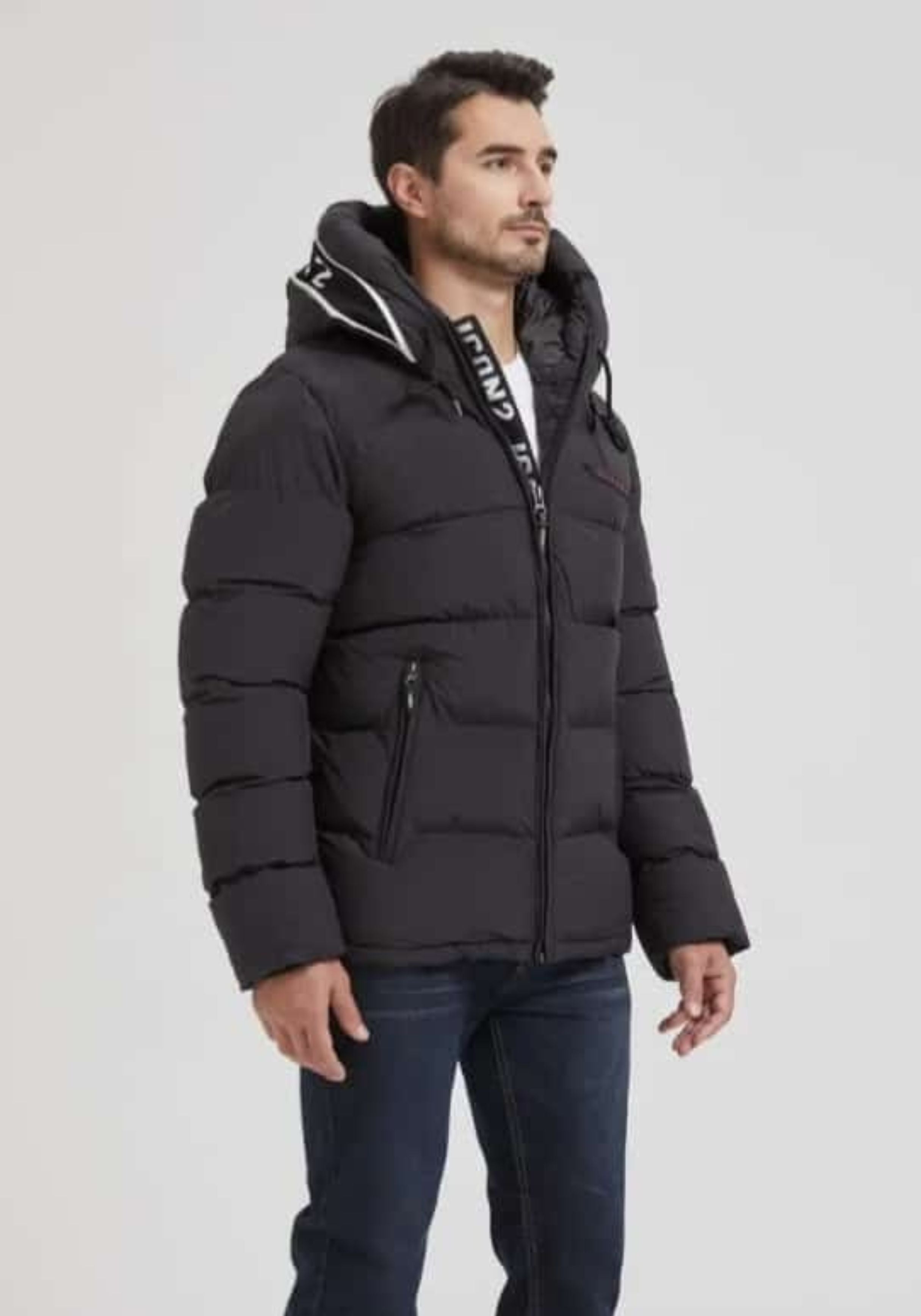 Jacket Men Icon Black Zip