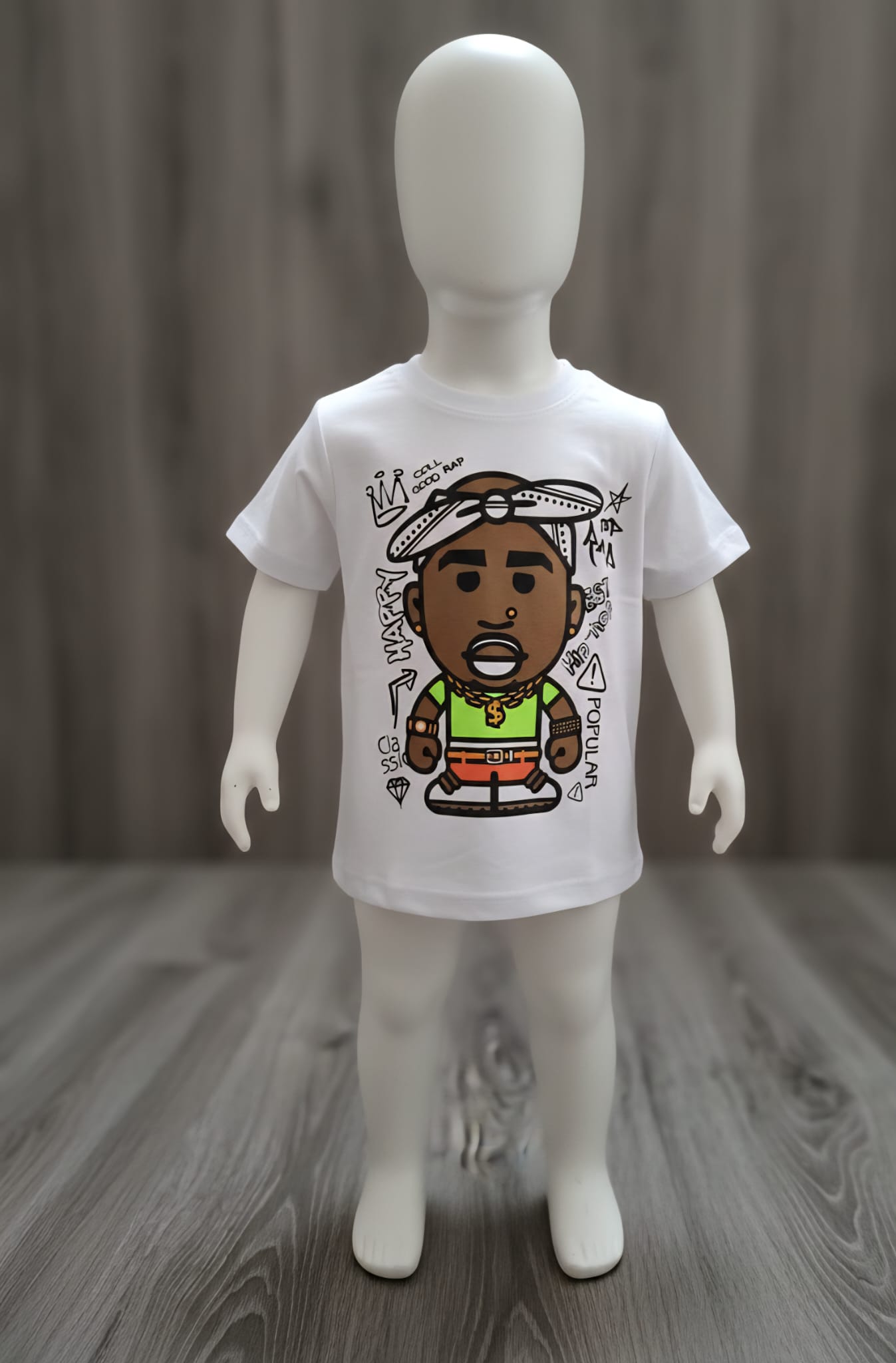 Shirt Baby Jongens 2Pac White