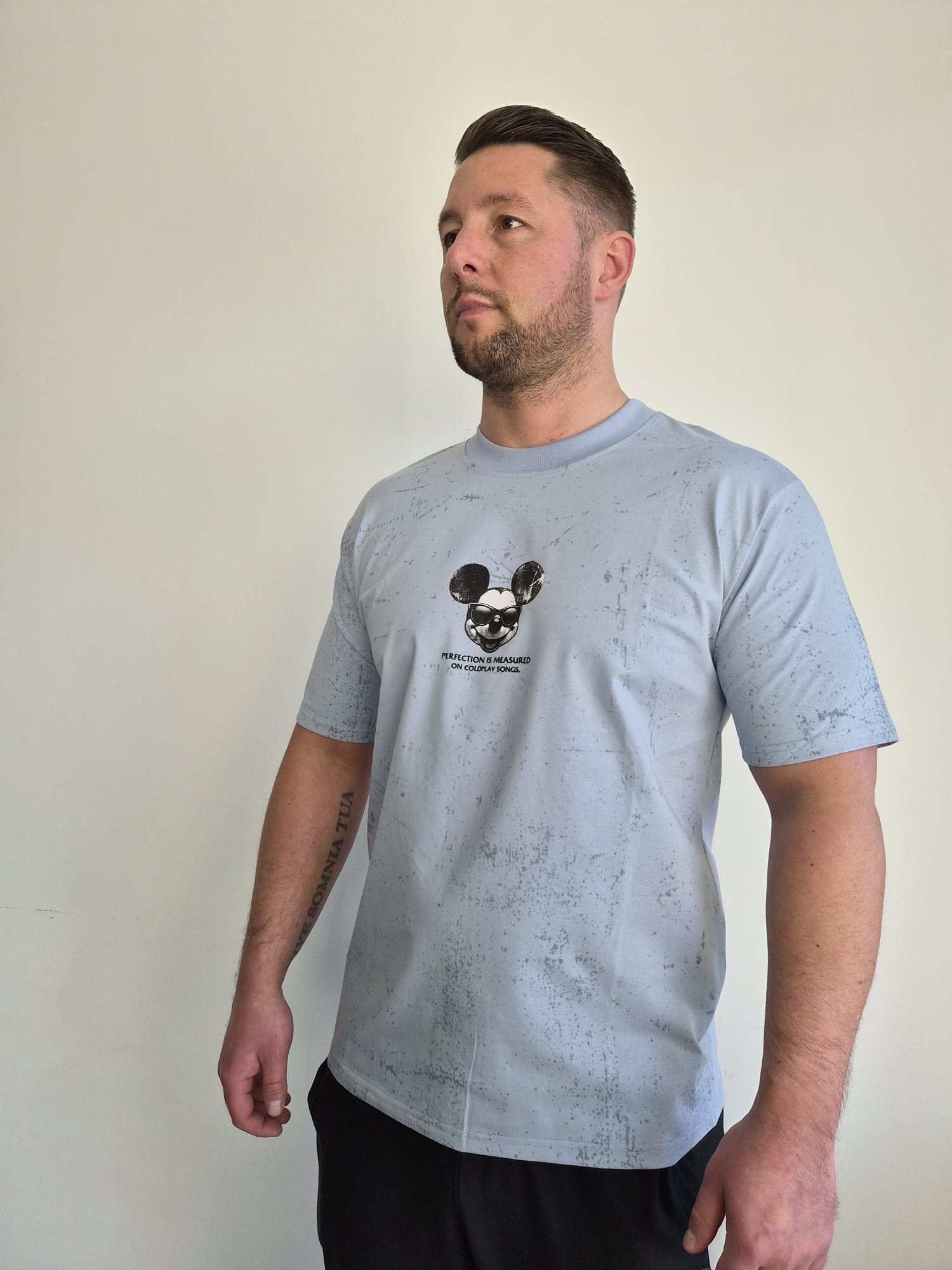 Oversized T-Shirt Micky Perfection L Blue