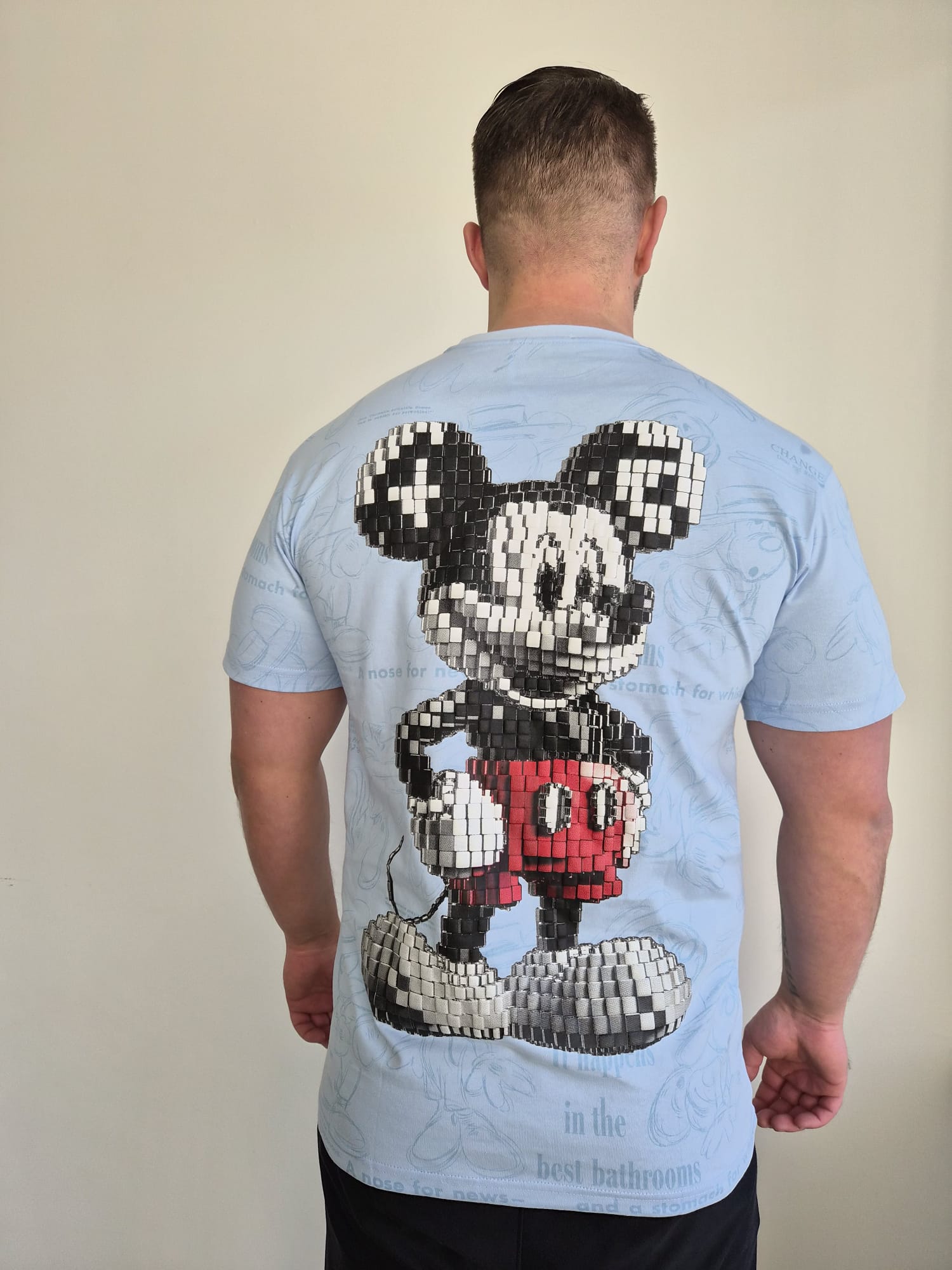 Oversized T-Shirt Micky Superstar L Blue