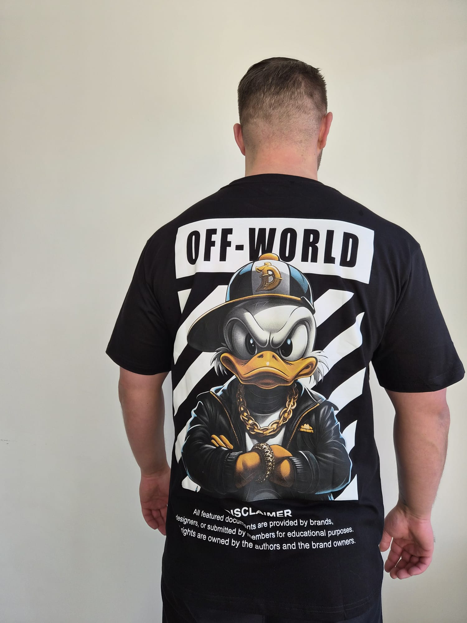 Oversized T-Shirt Donald Off World Black