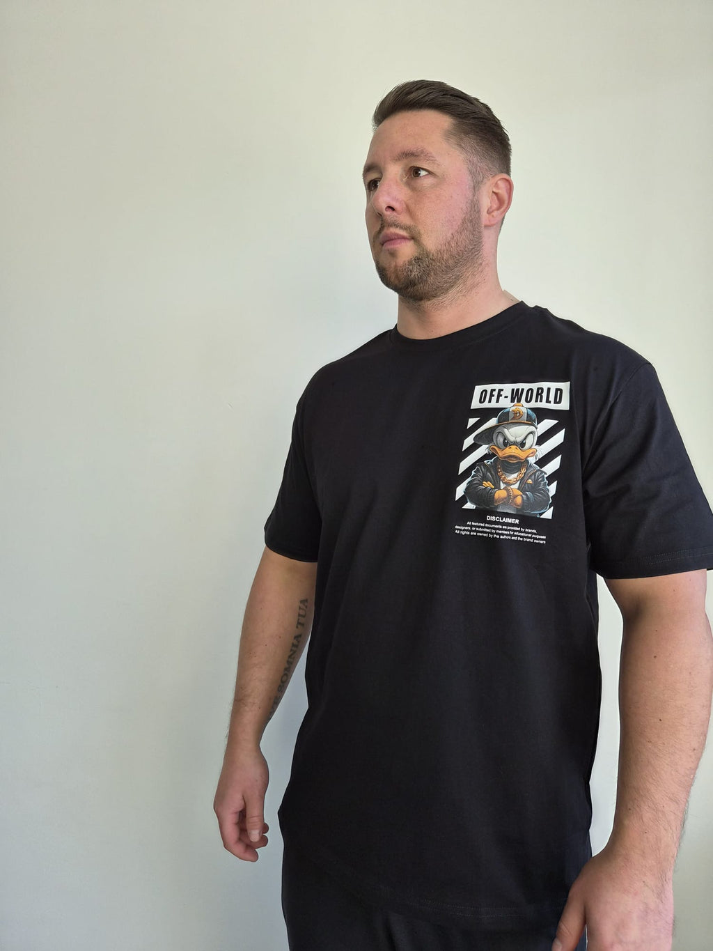 Oversized T-Shirt Donald Off World Black