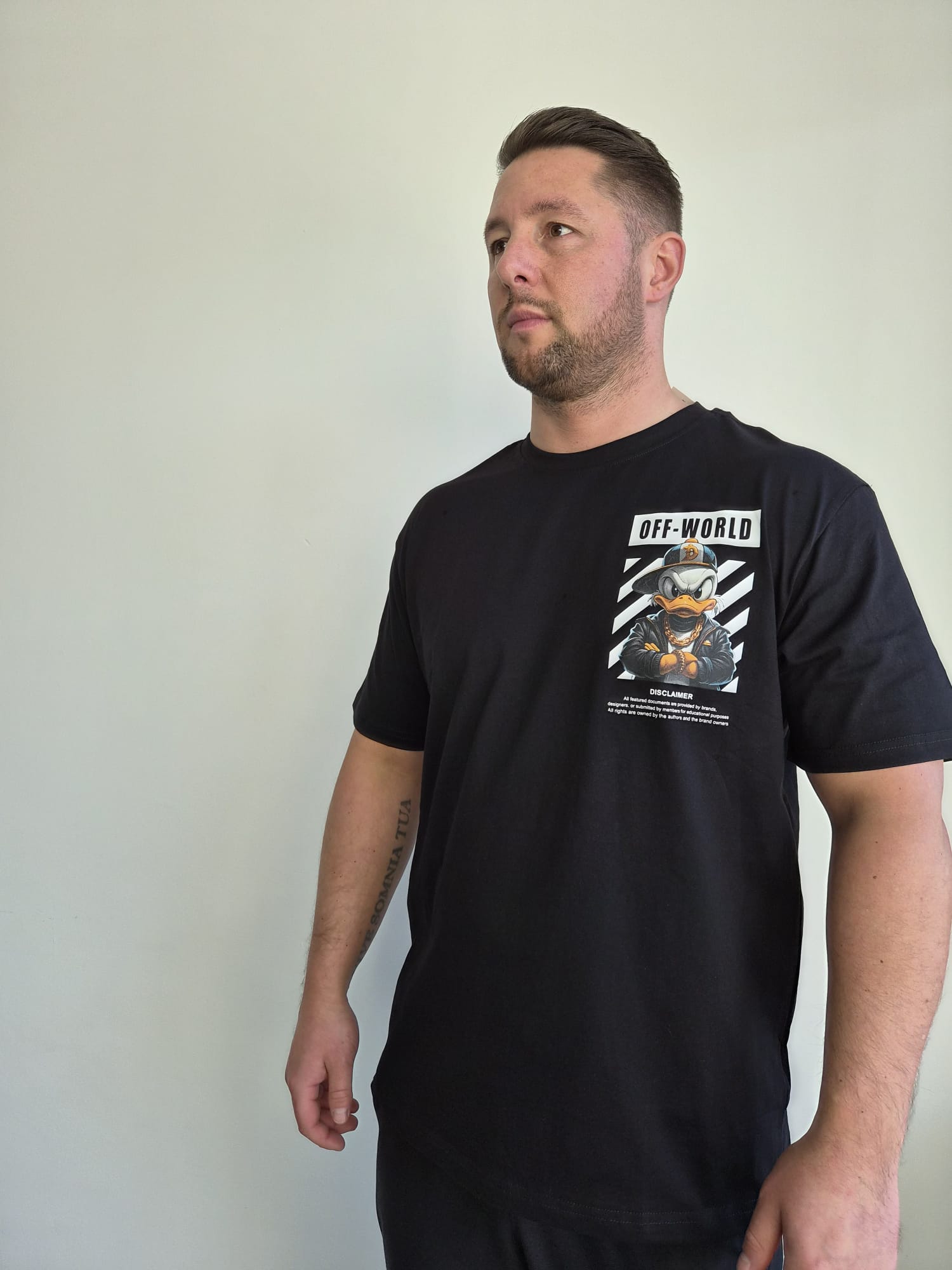 Oversized T-Shirt Donald Off World Black