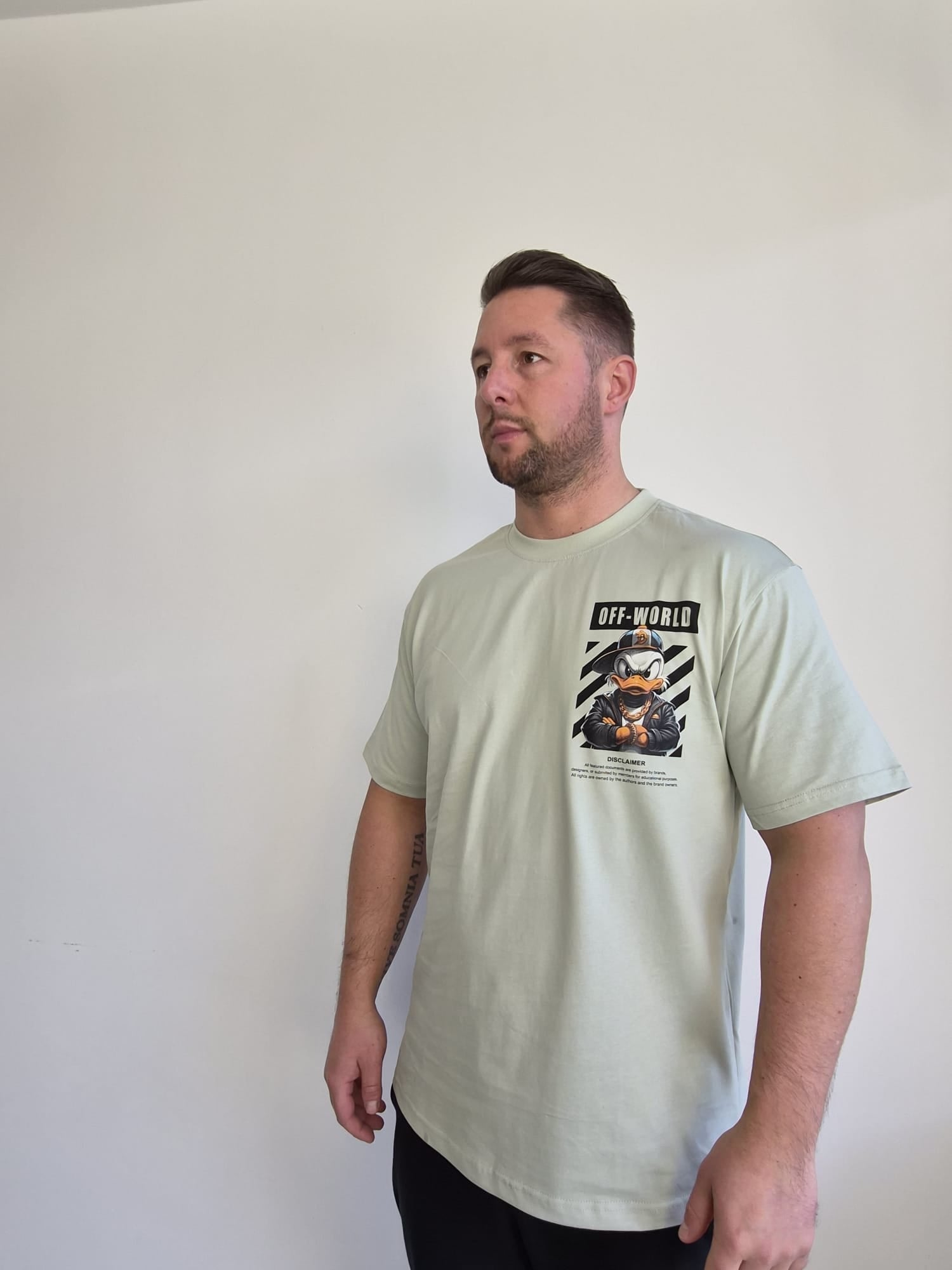 Oversized T-Shirt Donald Off World Mint
