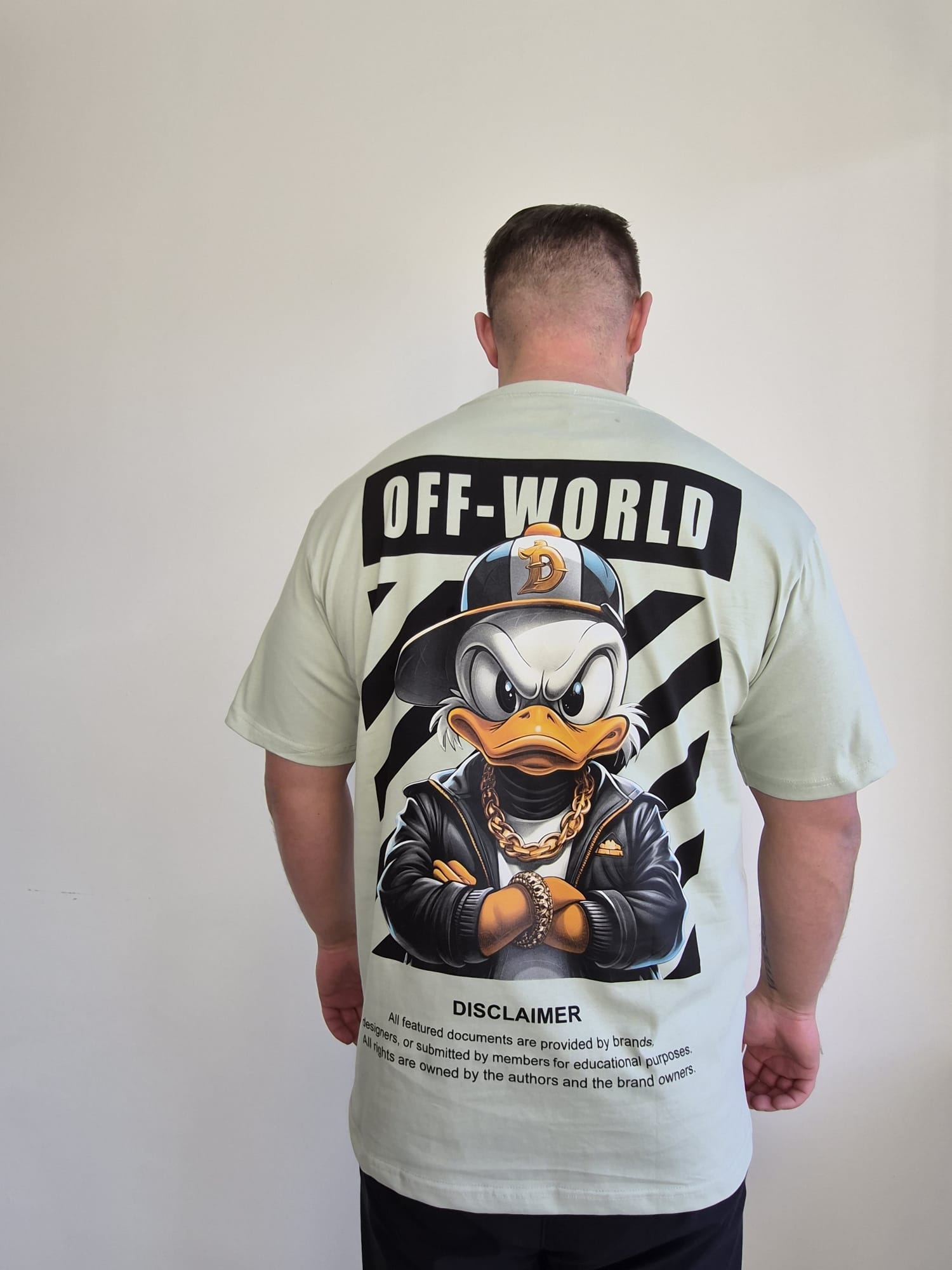 Oversized T-Shirt Donald Off World Mint