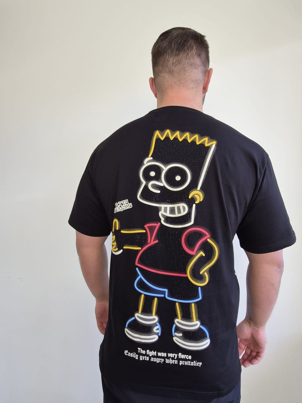 Oversized T-Shirt Bart Casa Sport Black