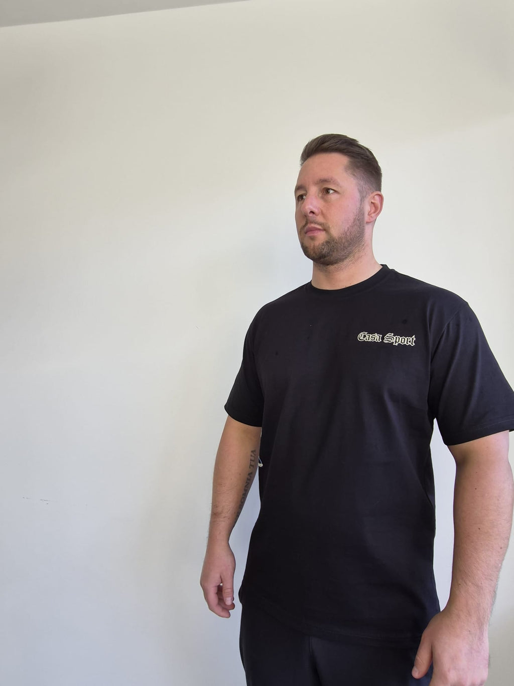 Oversized T-Shirt Bart Casa Sport Black