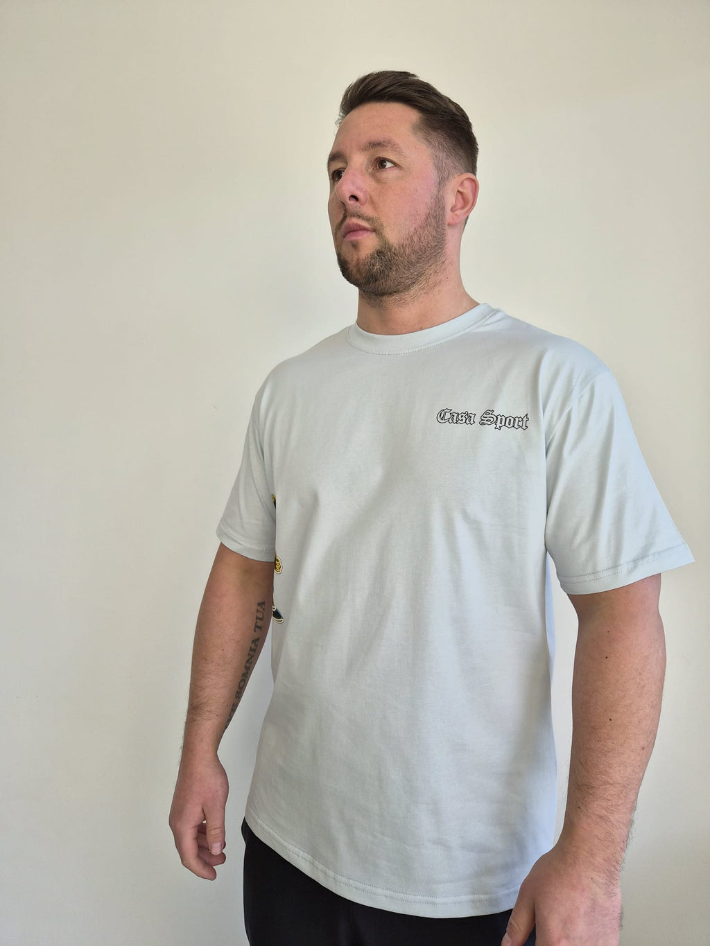 Oversized T-Shirt Bart Casa Sport L Blue