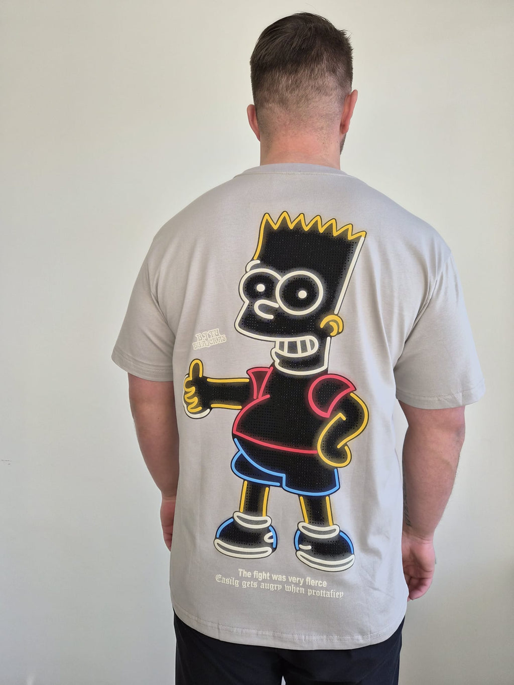 Oversized T-Shirt Bart Casa Sport L Grey