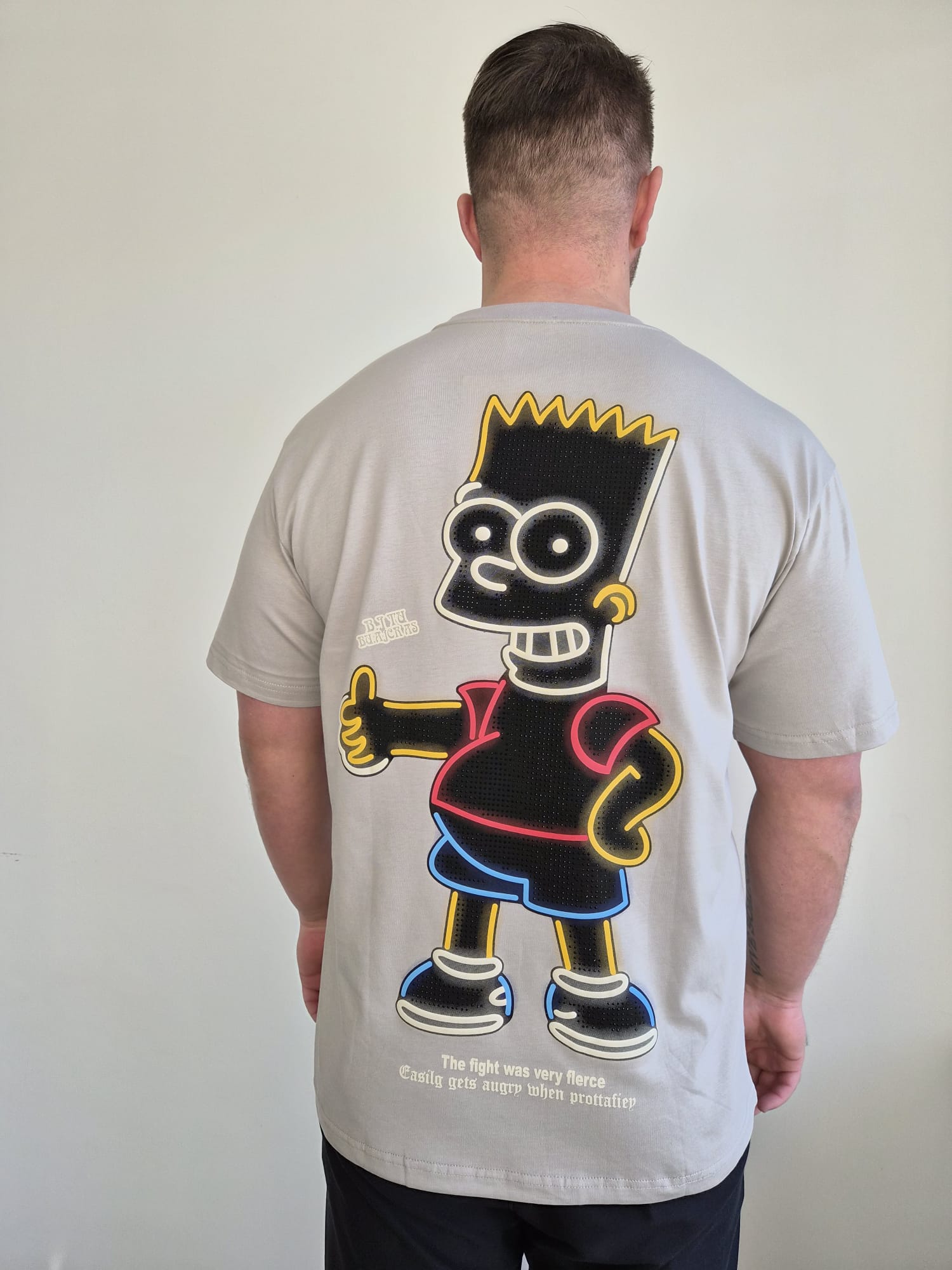 Oversized T-Shirt Bart Casa Sport L Grey