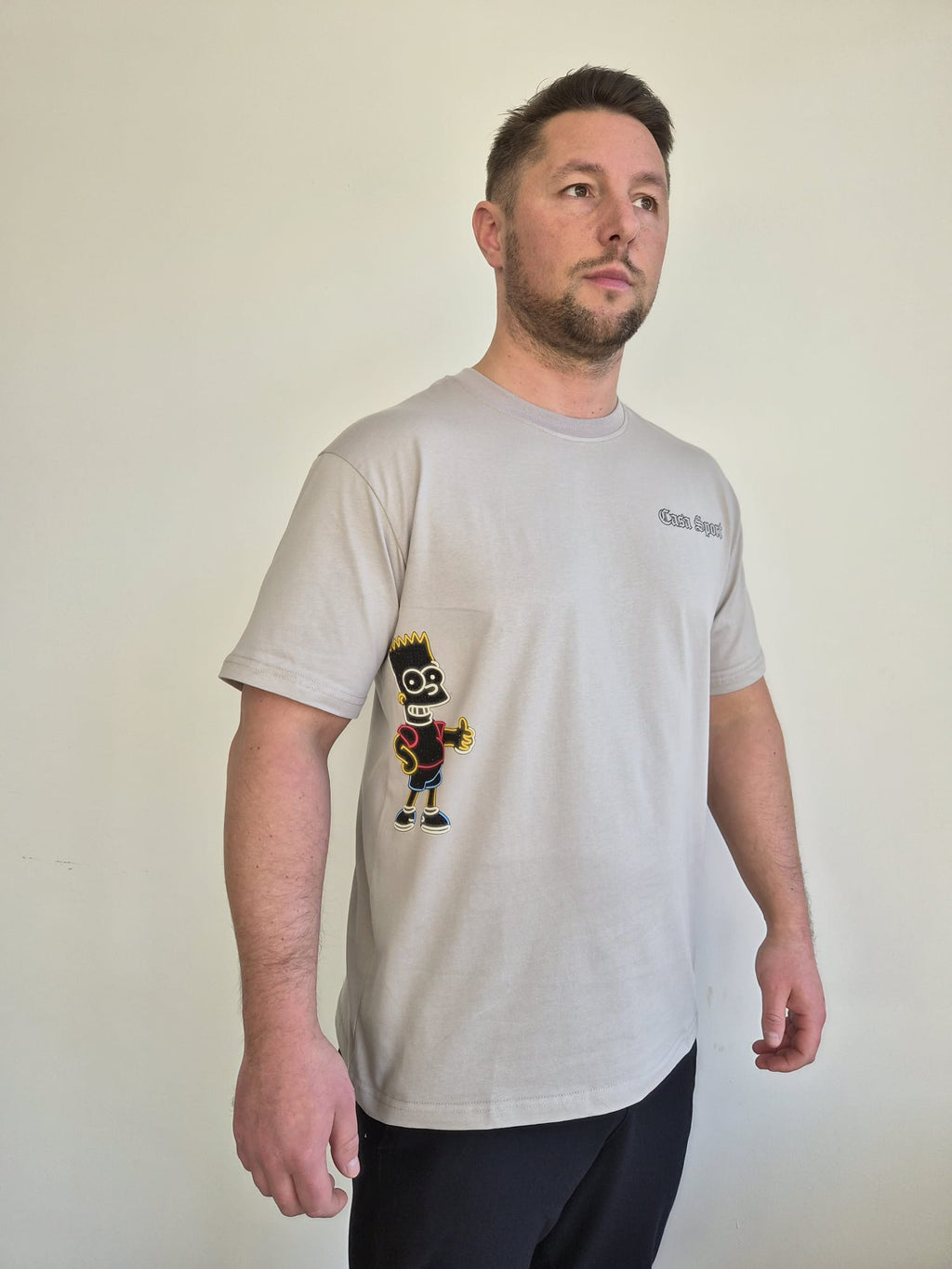 Oversized T-Shirt Bart Casa Sport L Grey