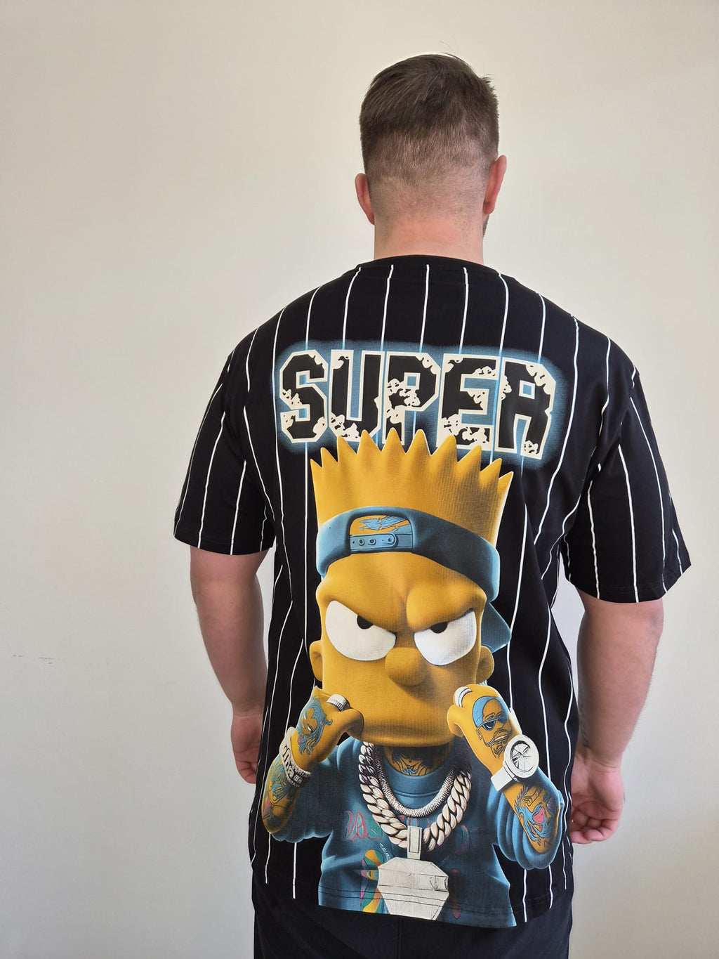 Oversized T-Shirt Bart SUPER Black