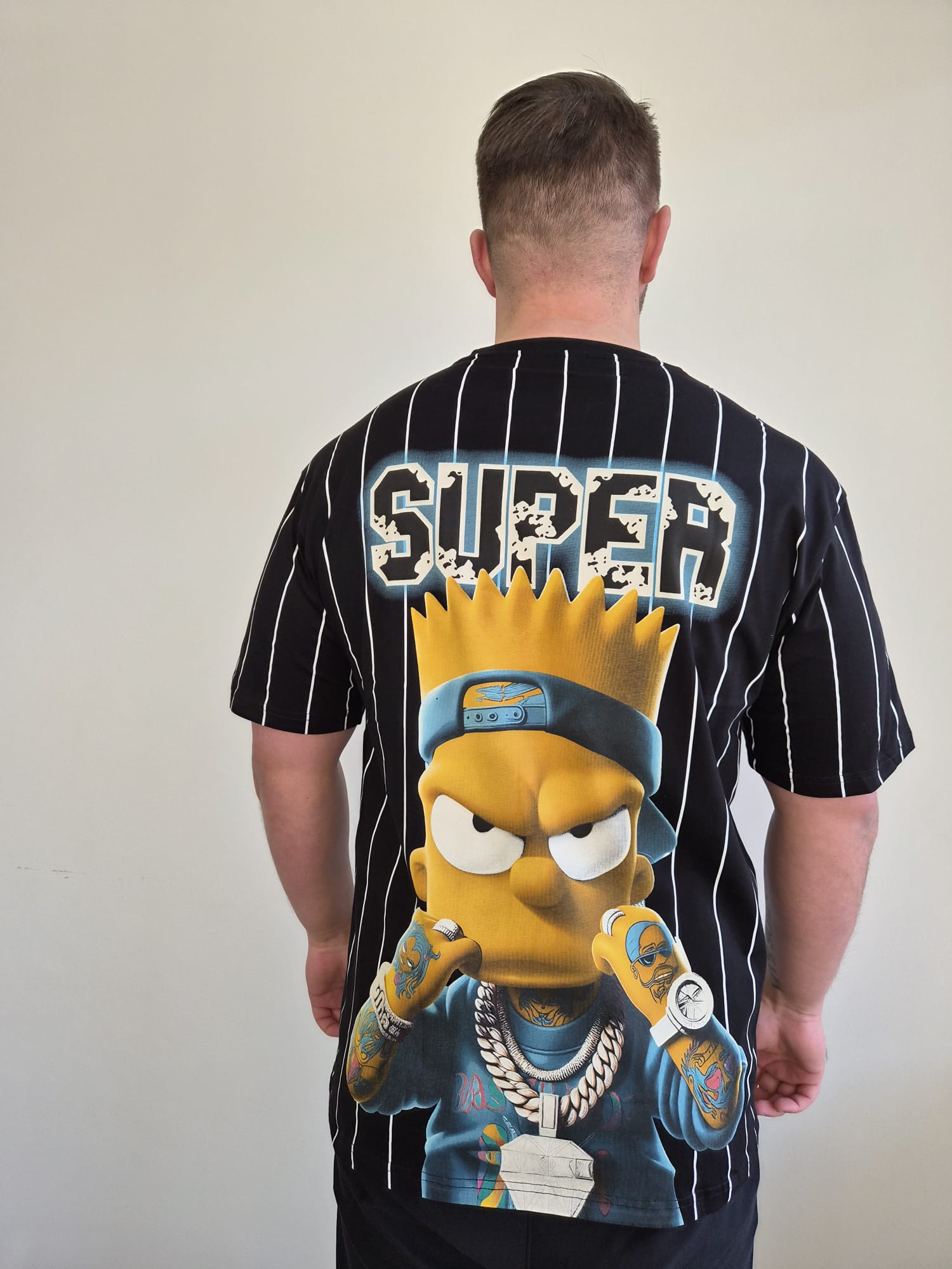 Oversized T-Shirt Bart SUPER Black