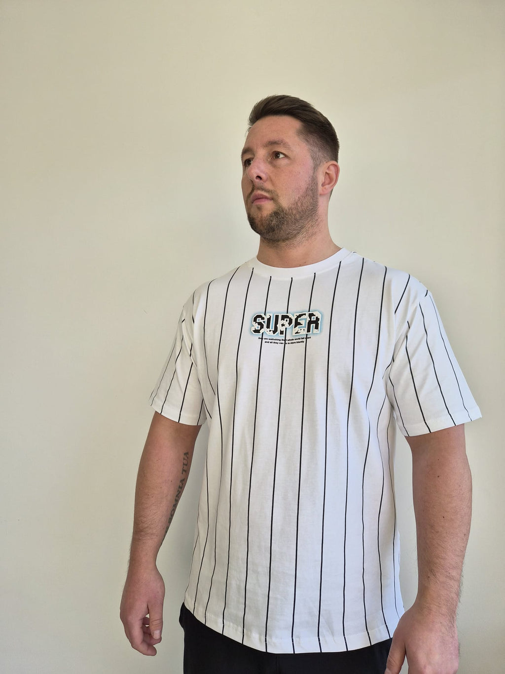 Oversized T-Shirt Bart SUPER White