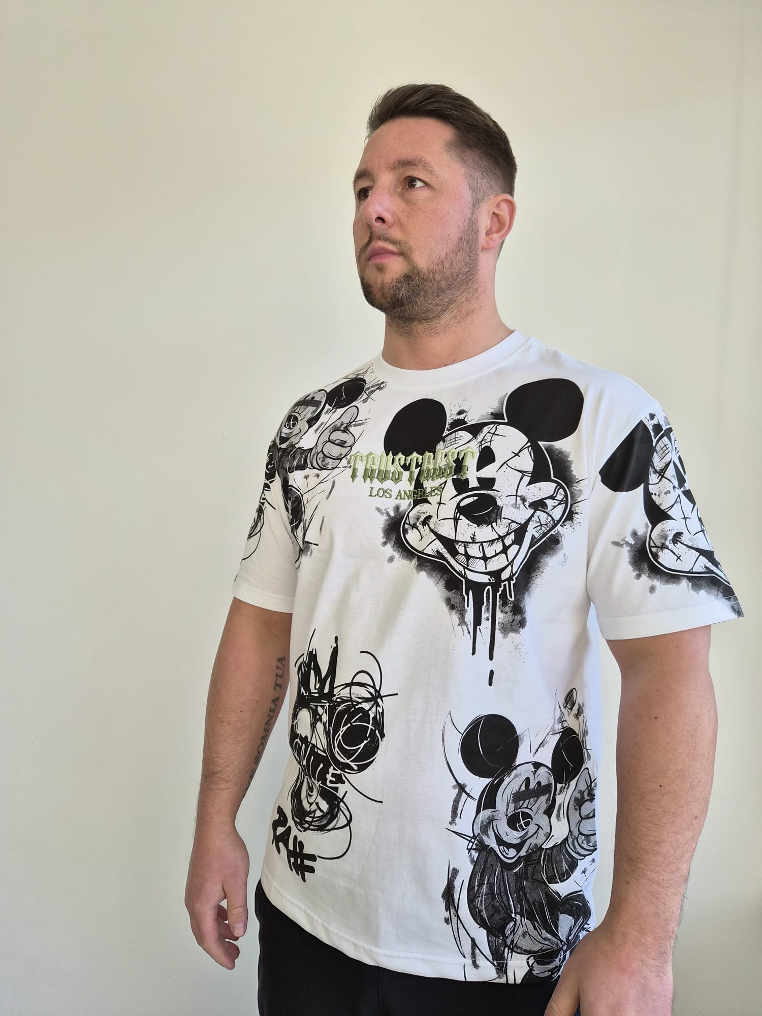 Oversized T-Shirt Micky Trust LA White