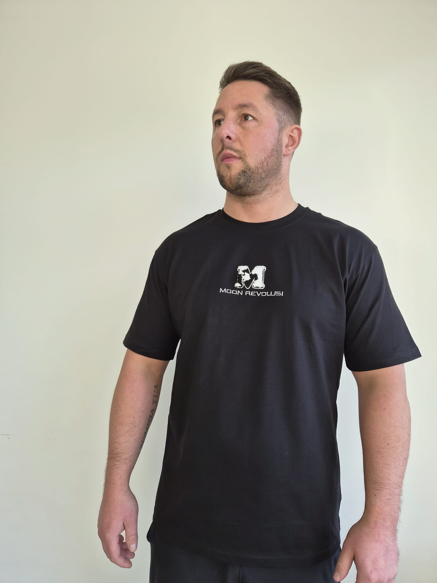 Oversized T-Shirt Micky Moon Revo Black