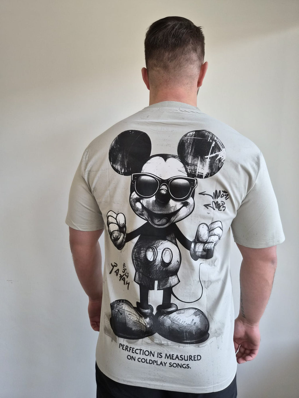 Oversized T-Shirt Micky Perfection Beige