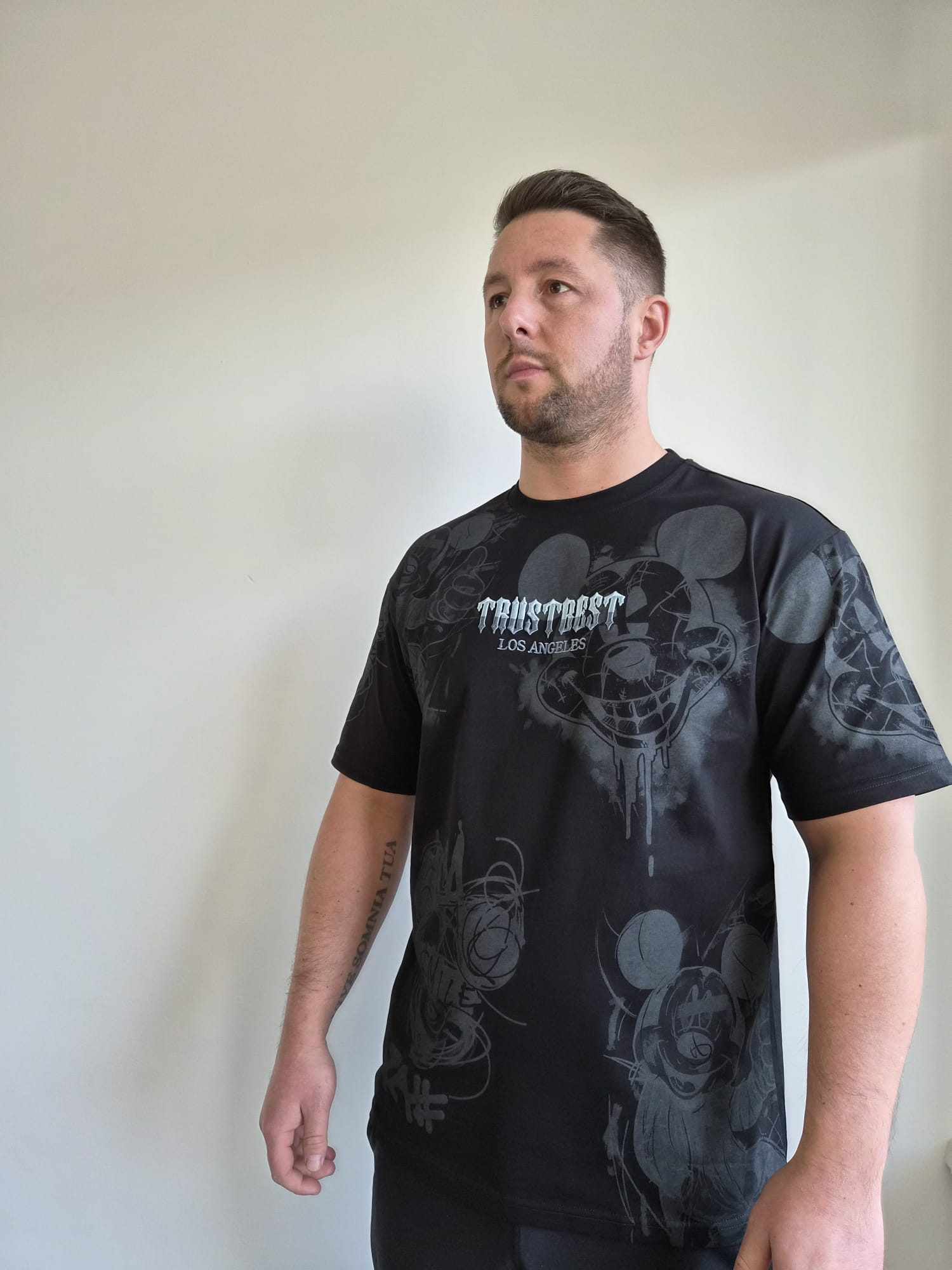 Oversized T-Shirt Micky Trust LA Black