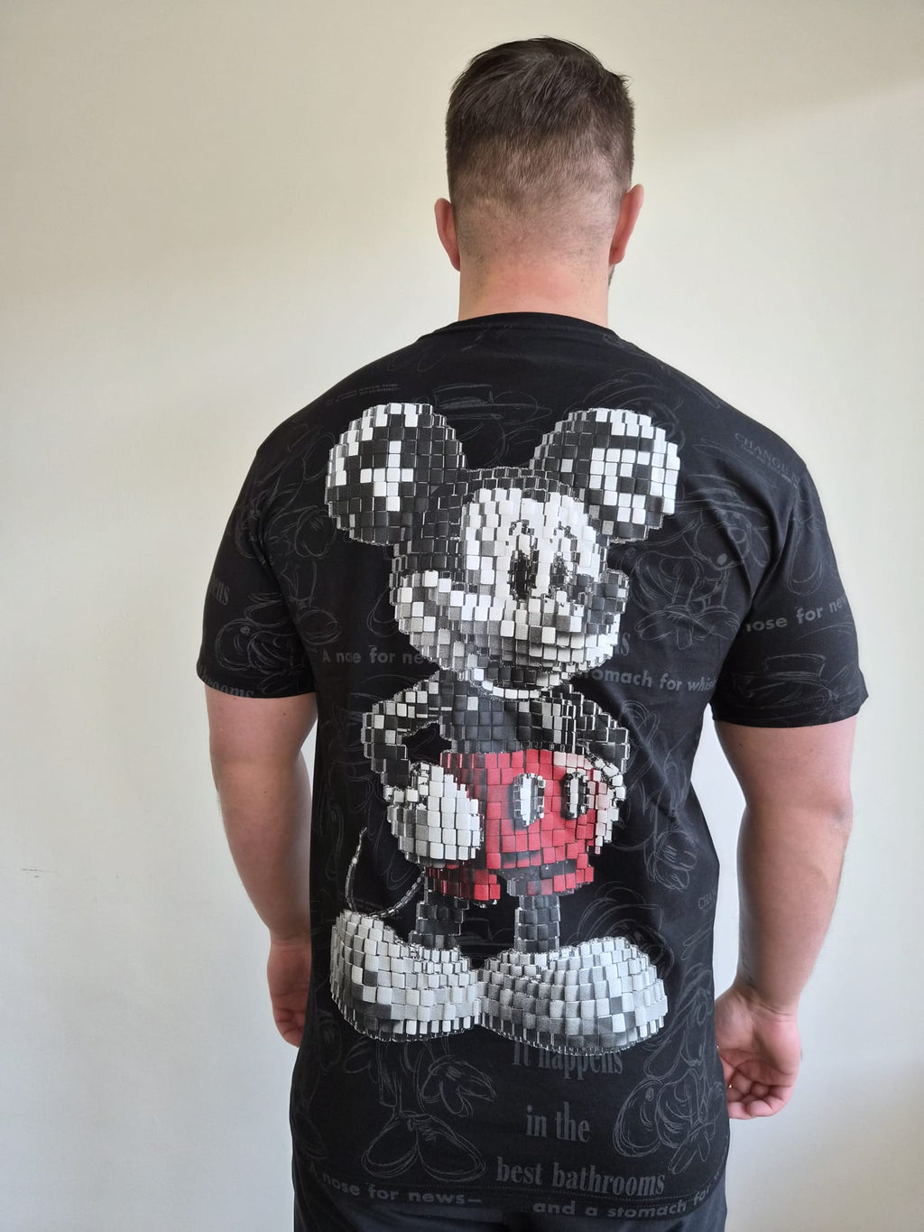Oversized T-Shirt Micky Superstar Black