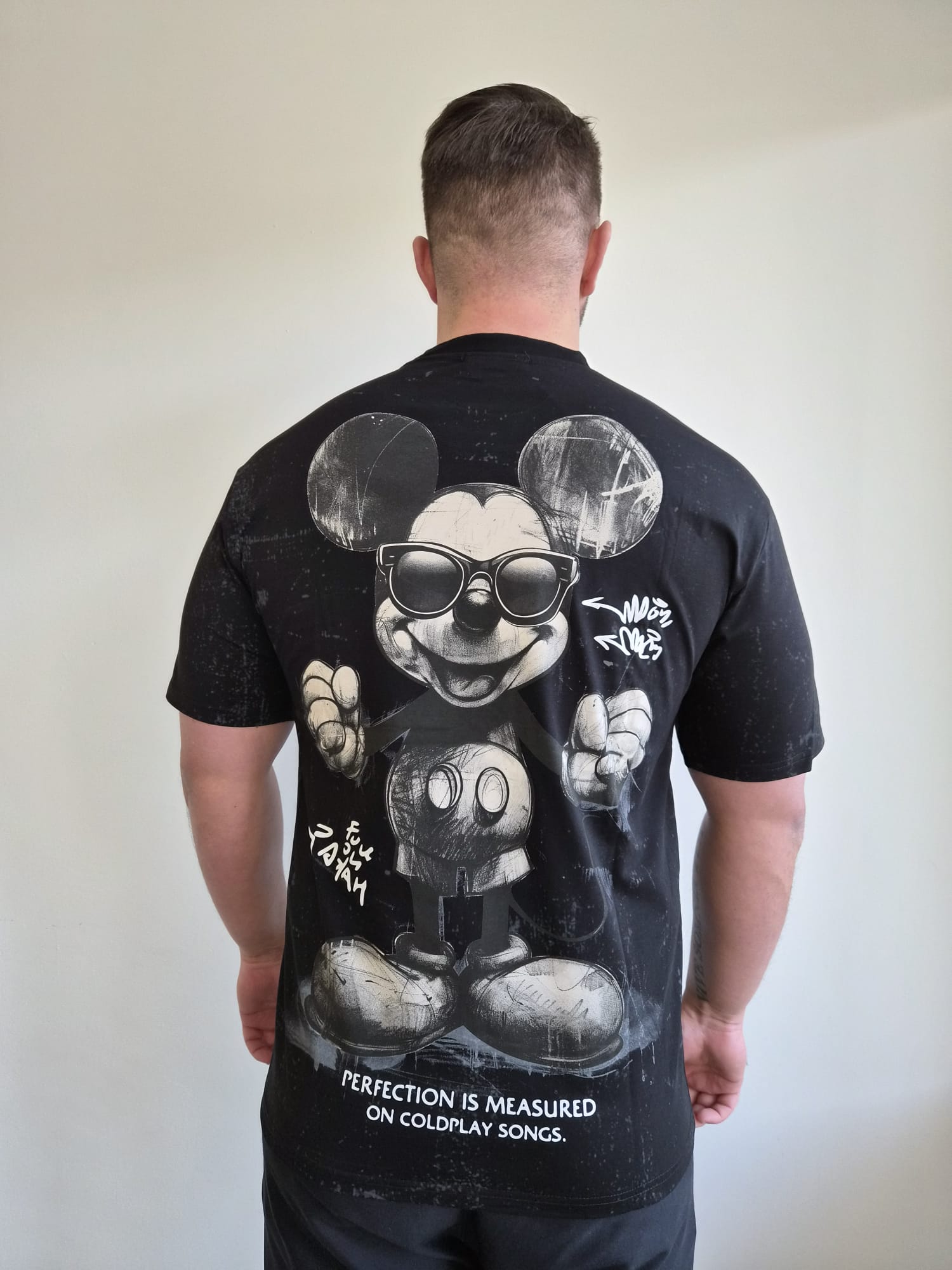 Oversized T-Shirt Micky Perfection Black