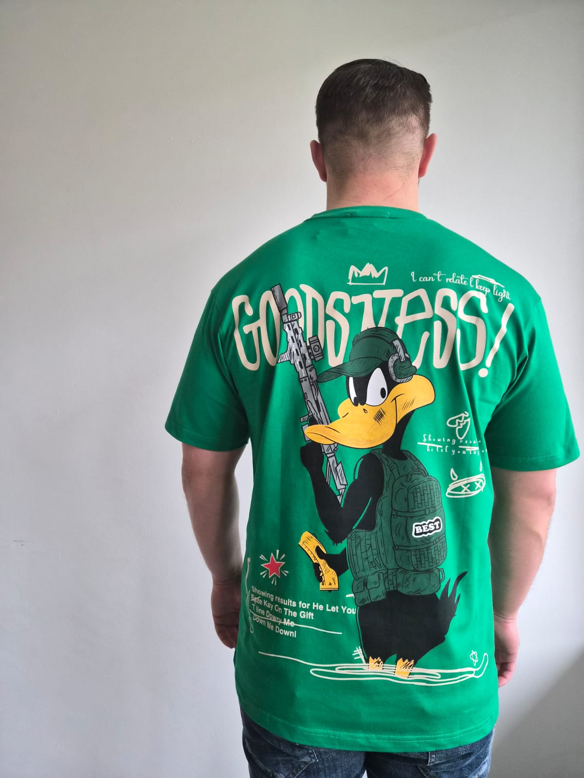 Oversized T-Shirt Daffy Goodsness Green