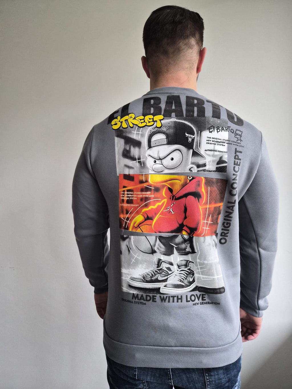 Sweater El Barto Grey
