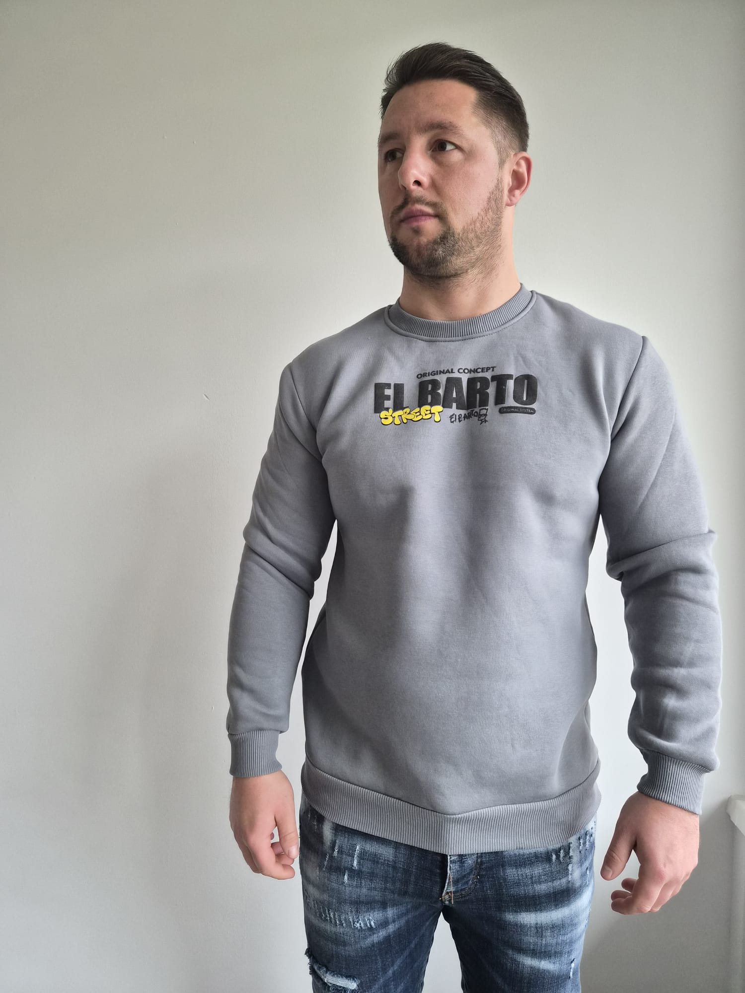 Sweater El Barto Grey