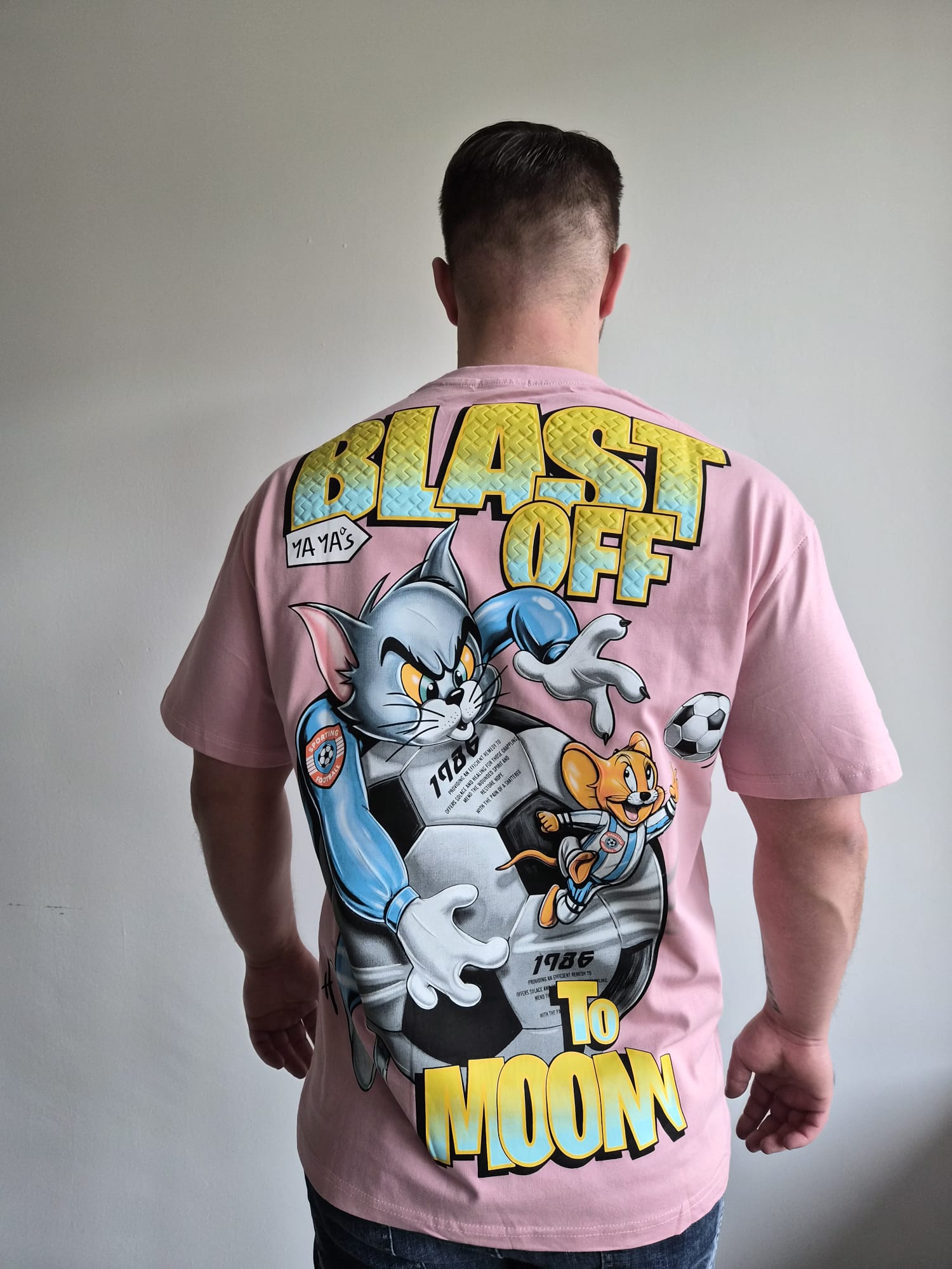 Oversized T-Shirt T&J Blast Off Pink