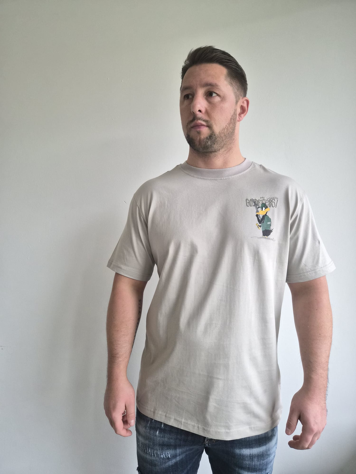 Oversized T-Shirt Daffy Goodsness Beige