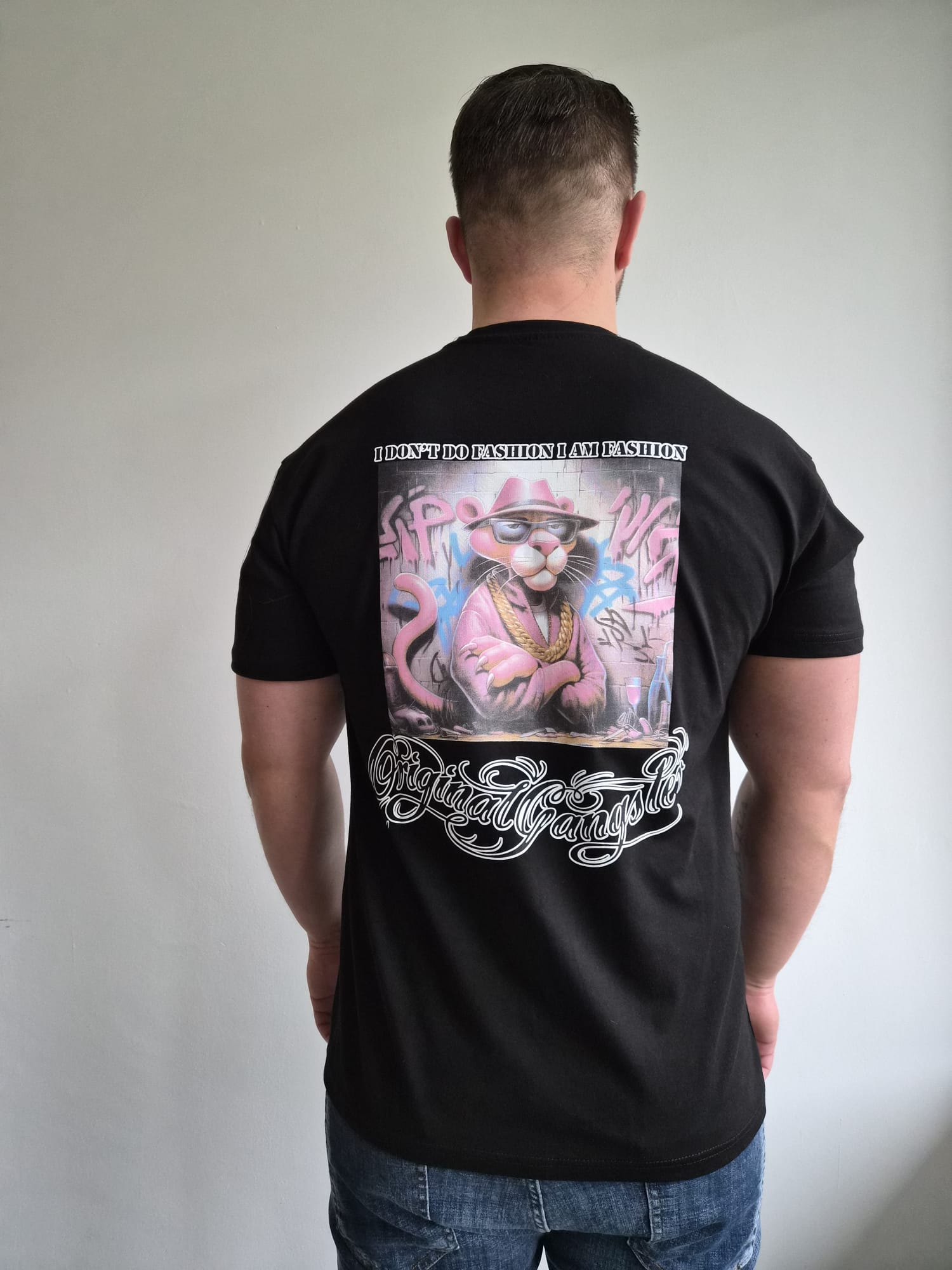 T-Shirt Pink P O Gangster