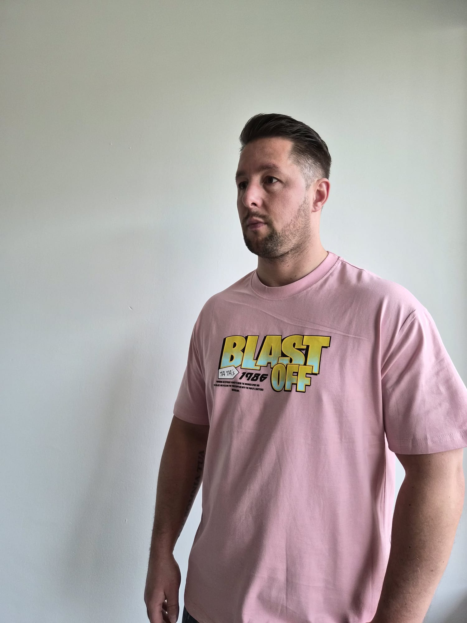 Oversized T-Shirt T&J Blast Off Pink