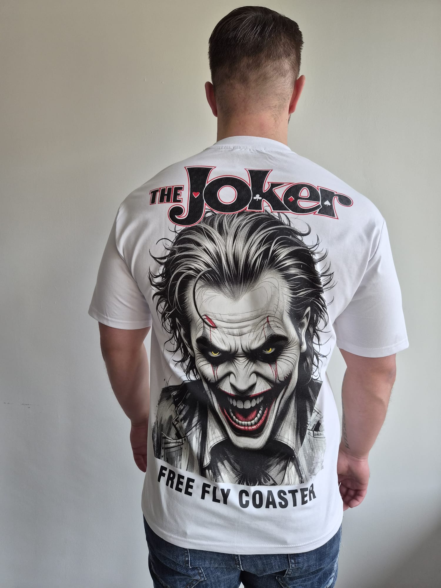 Oversized T-Shirt The Joker FFC White