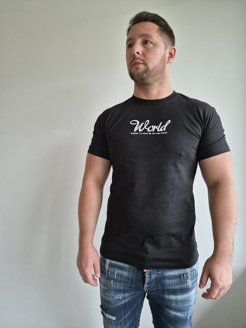 Oversized T-Shirt Bart Off World Black