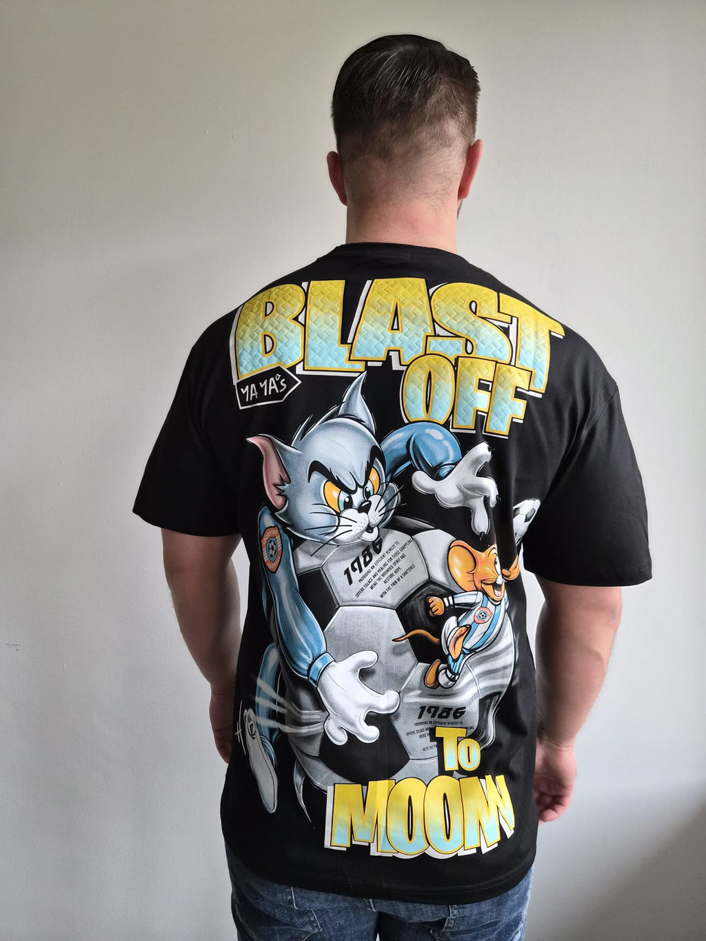 Oversized T-Shirt T&J Blast Off Black