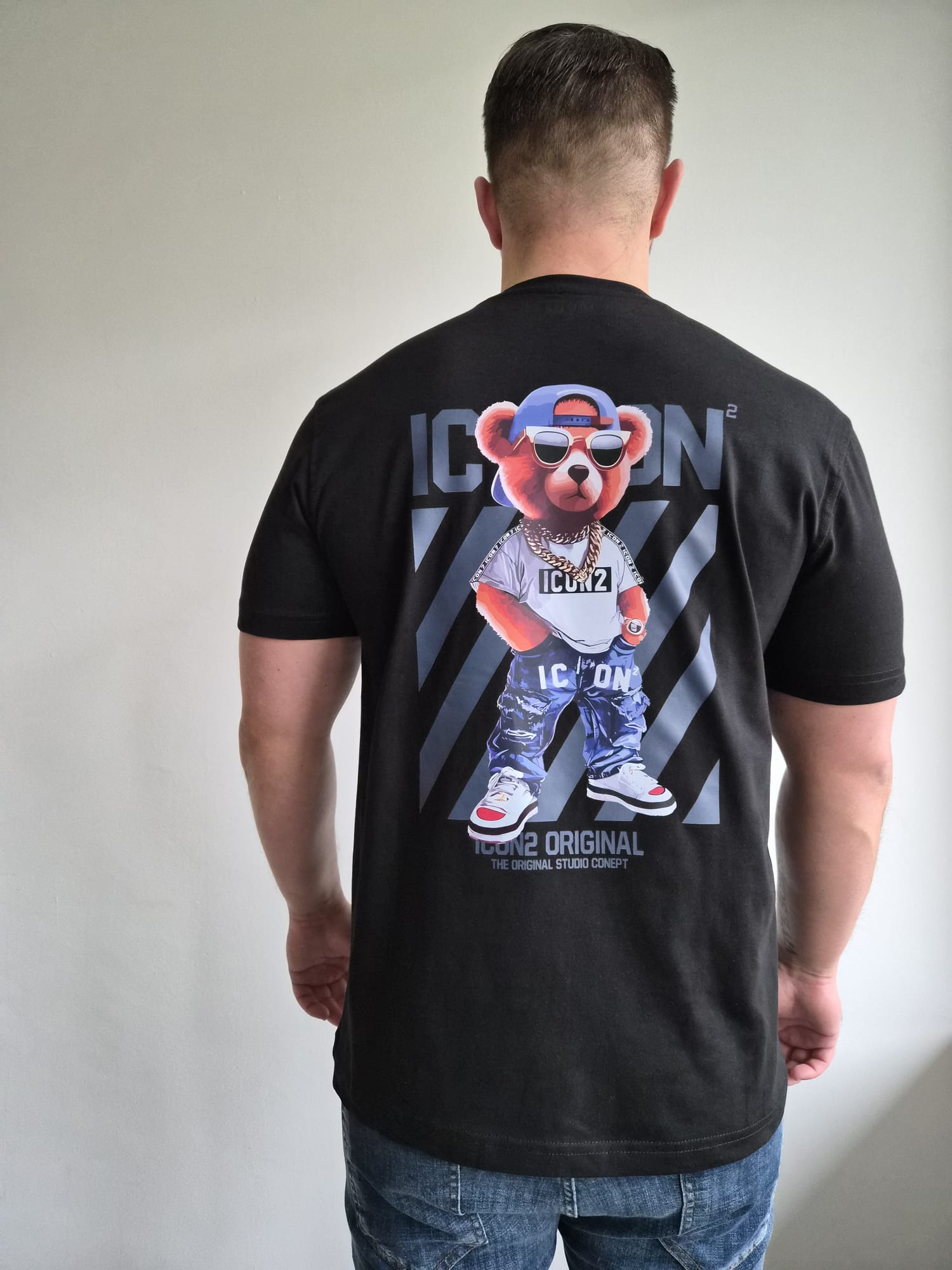T-Shirt Icon Bear Black