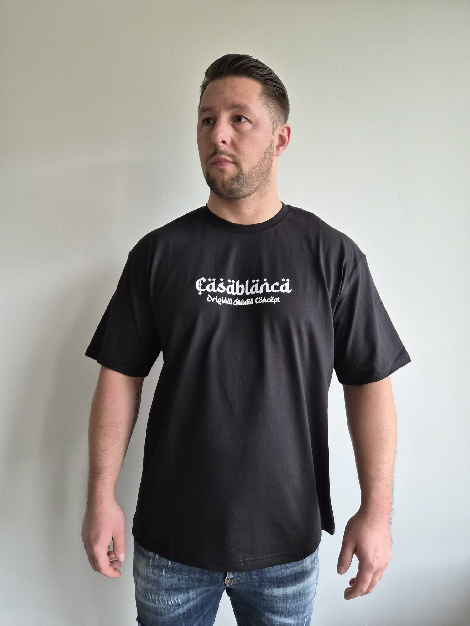 Oversized T-Shirt Casablanca M Black