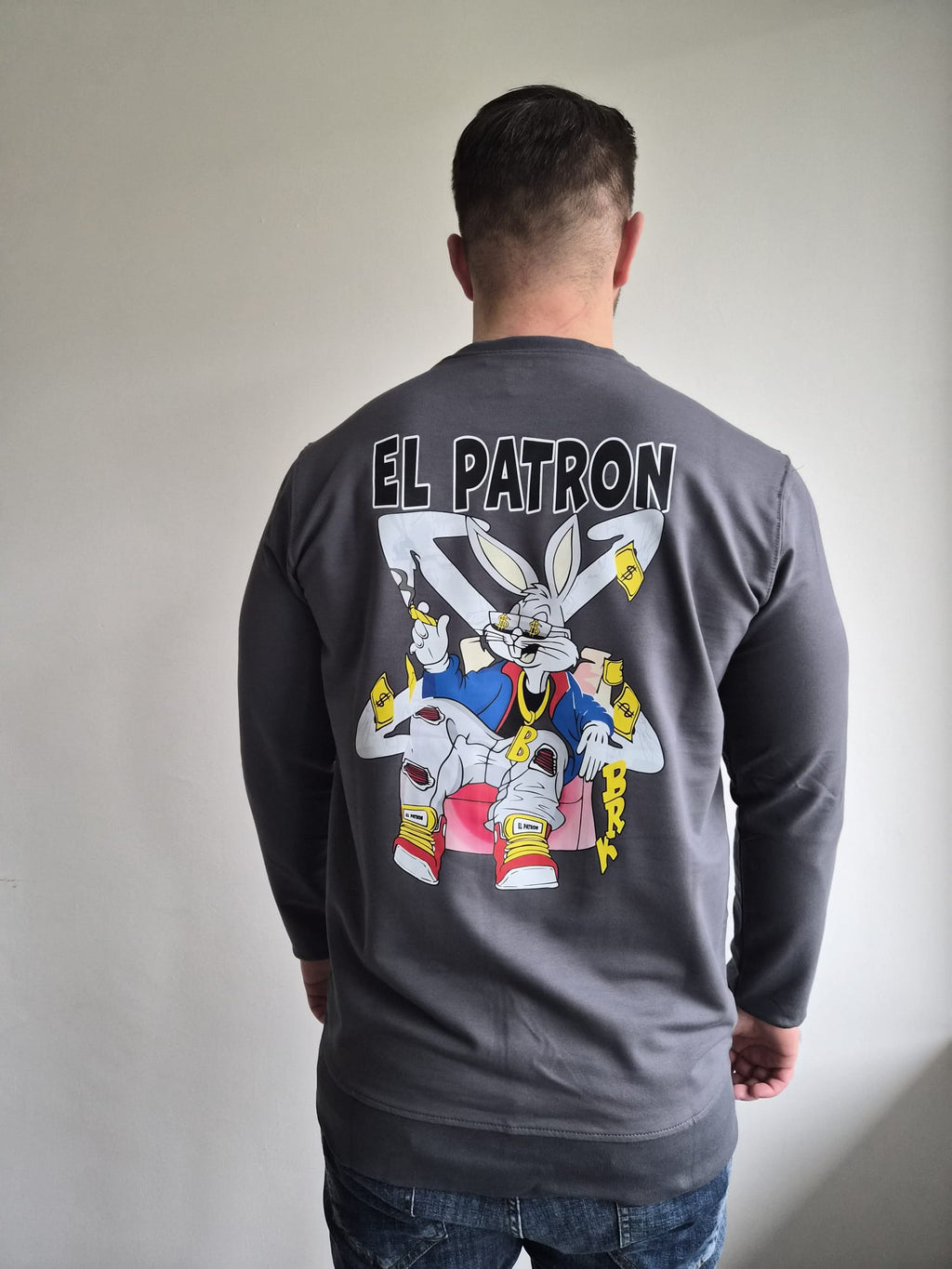 Sweater El Patron Bunny Grey
