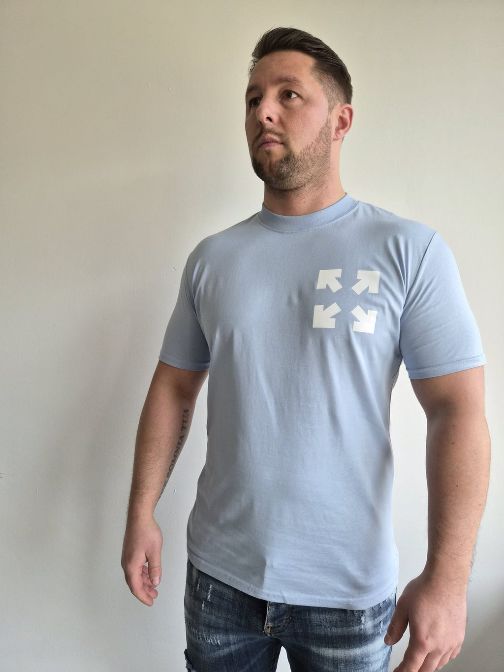 T-Shirt Cash Off B Blue