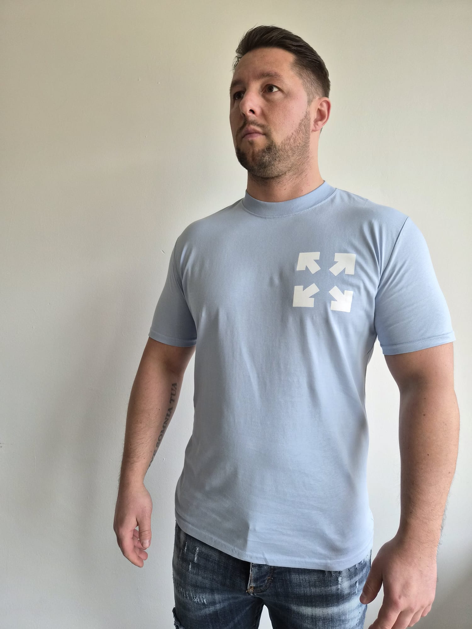 T-Shirt Cash Off B Blue