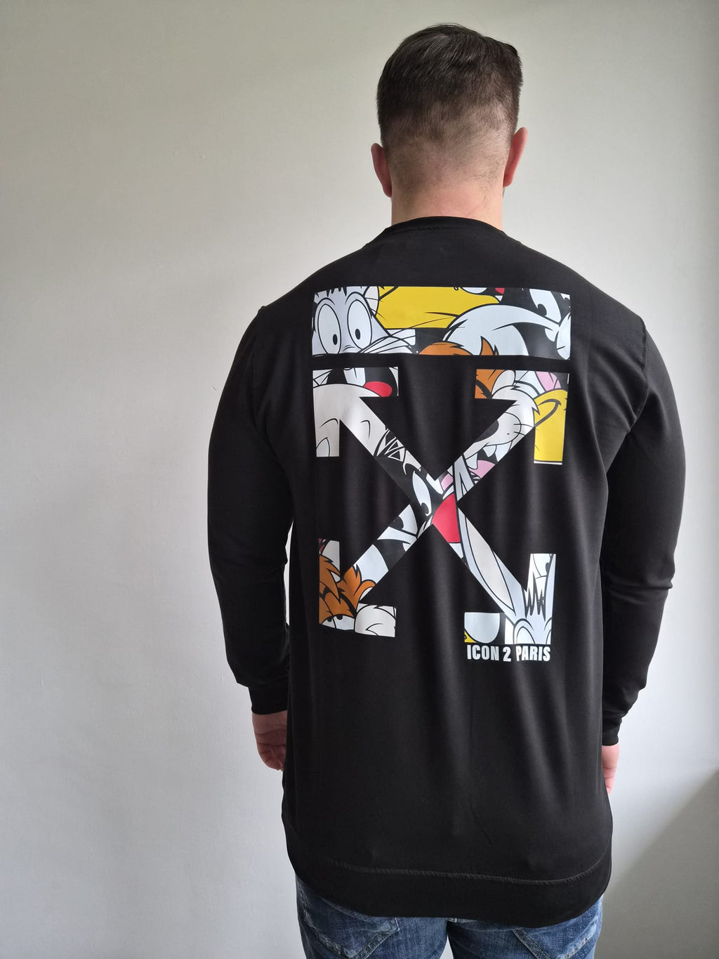 Sweater Icon2 Paris Off Black